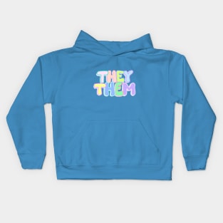 They/Them Pronouns Kids Hoodie